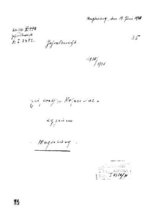 1930/31: Jahresbericht ... - 1930/31