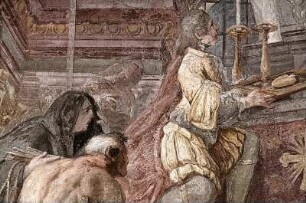 Die Verehrung des Grabmals des heiligen Johann Nepomuk