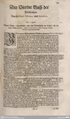 Das Vierdte Buch der Fortification: Von der Praxi Offensiva und Defensiva.