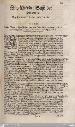 Das Vierdte Buch der Fortification: Von der Praxi Offensiva und Defensiva.