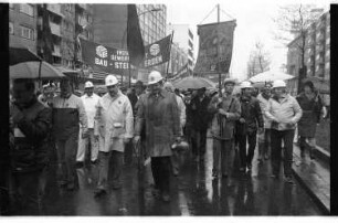 Kleinbildnegative: DGB-Demonstration, Tiergarten, 1984