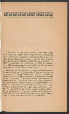 La línea divisoria de las aguas como elemento fisiográfico y principio de demarcación de límites