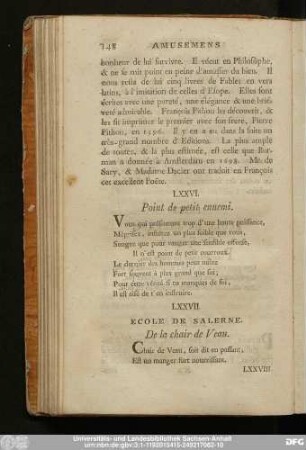 LXXVI. Point de petit ennemi.