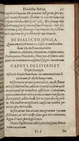 De Dialecto Ionica