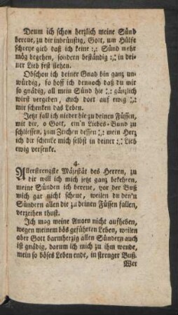 Allerstrengste Majestät des Herren, zu dir will ich mich jetzt ganz bekehren