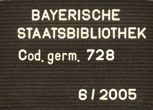 Arzneibuch - BSB Cgm 728