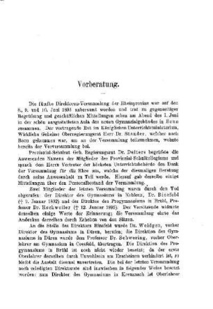 Vorbereitung