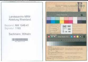 Entnazifizierung Wilhelm Sachmann , geb. 28.07.1897 (Polizist)