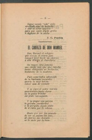 El chorizo de don Manuel