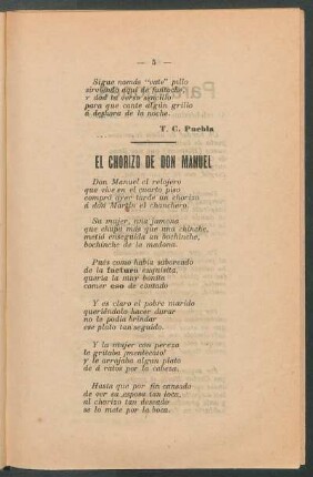 El chorizo de don Manuel