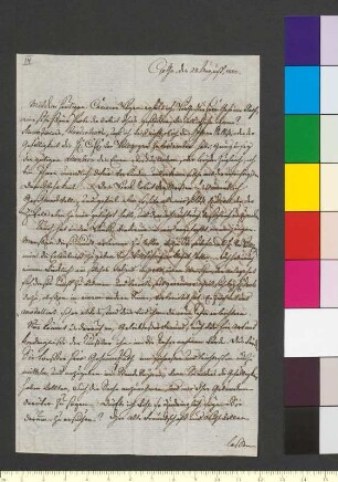 Brief von Sachsen-Gotha und Altenburg, Ernst II. Ludwig Herzog von an Goethe, Johann Wolfgang von