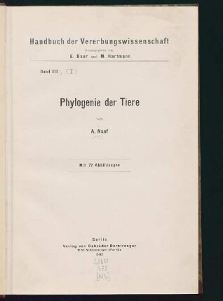 Phylogenie der Tiere