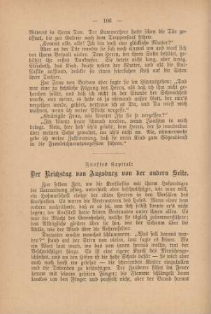 Fünftes Kapitel: Der Reichstag von Augsburg von der andern Seite
