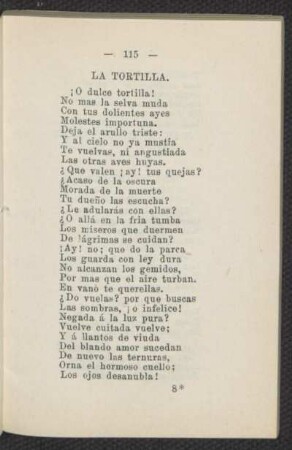 La tortilla.
