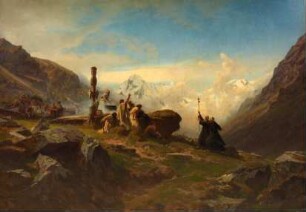Christliche Glaubensboten in den Rhätischen Alpen