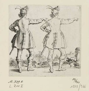 Türke von hinten, Blatt 14 der Folge "Varie Figure"