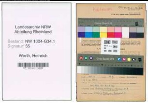 Entnazifizierung Heinrich Werth , geb. 12.03.1911 (Oberarzt)