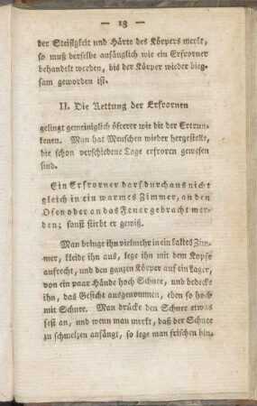 II. Die Rettung der Erfrornen