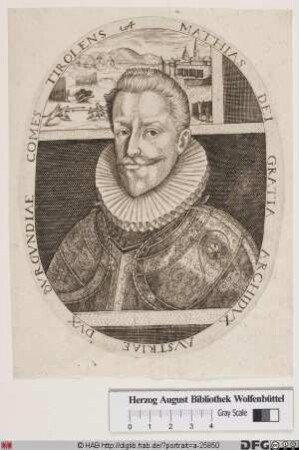 Bildnis Matthias, römisch-deutscher Kaiser (reg. 1612-19)