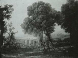 Landschaft mit dem Hirtenfeste