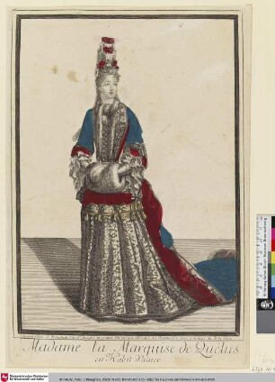 Madame la Marquise de Quélus en Habit d'hiver