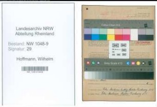 Entnazifizierung Wilhelm Hoffmann , geb. 15.05.1902 (Buchhalter)