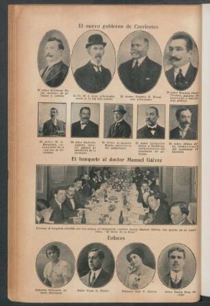 El banquete al doctor Manuel Gálvez