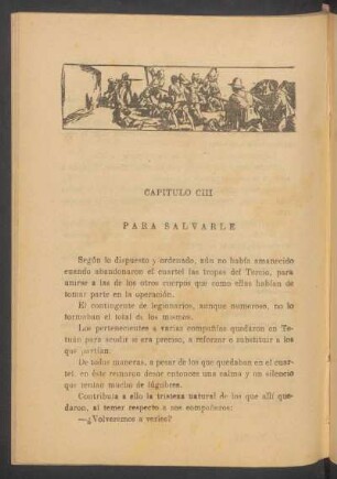 Capítulo CIII - Para salvarle