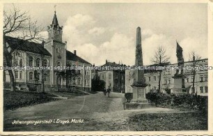 Markt in Johanngeorgenstadt im Erzgebirge