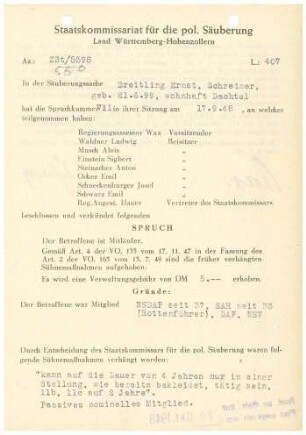 Breitling, Ernst
