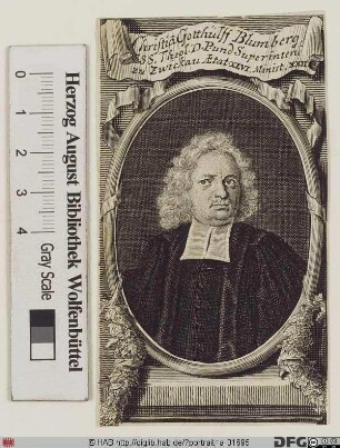 Bildnis Christian Gotthilf Blumberg