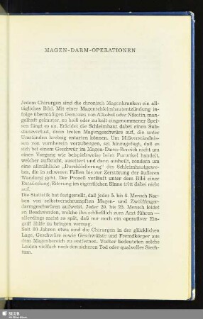 Magen-Darm-Operationen