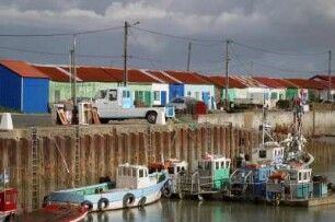 Frankreich. Poitou Charentes. Maritime. Ile d Oleron. Saint Trojan les Bains. Typischer Austernhafen