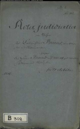 Bruns, Leibzüchter zu Wöbbel gegen Bruns, Kolon Nr. 14 zu Wöbbel