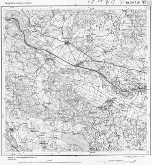 763 Westerham Topographische Karte von Bayern 1:25.000 [Positionsblätter]