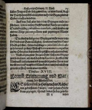 Titulus XVIII. - Titulus XXXIV.
