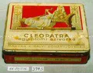 Blechdose für 100 Stück Zigaretten? "CLEOPATRA egyptomi szivarka MAGYAR KIRALYI DOHANYJÖVEDÉK"