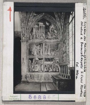 Taddeo Gaddi: Florenz, S. Croce, Baroncelli-Kapelle, Marienleben