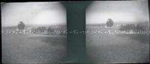 Landschaft mit Ortschaft
