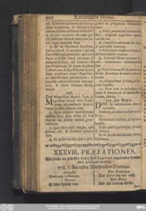 XXXVIII. Praefationes.