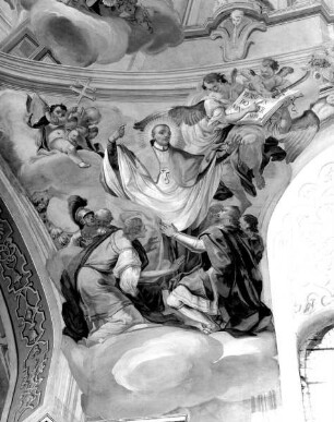 Apotheose des Benediktinerordens — Der heilige Benedikt verbreitet das Wort Gottes