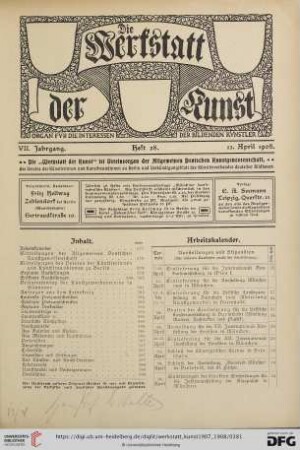 Heft 28 (13. April 1908)