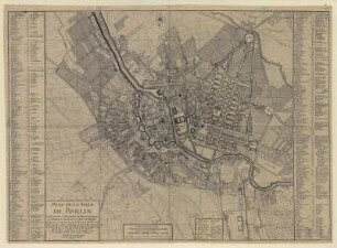 Plan de la Ville de BERLIN. Capitale de l`Electorat...