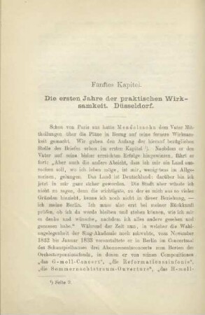 Fünftes Kapitel. Die ersten Jahre der praktischen Wirksamkeit. Düsseldorf