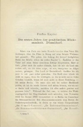 Fünftes Kapitel. Die ersten Jahre der praktischen Wirksamkeit. Düsseldorf