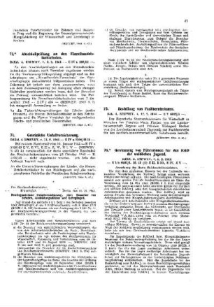 Abschlußprüfung an den Einzelhandelsfachschulen : [Amtliche Erlasse] ; [Amtlicher Teil]
