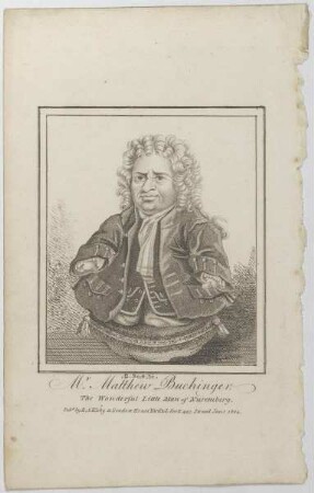 Bildnis des Matthew Buchinger