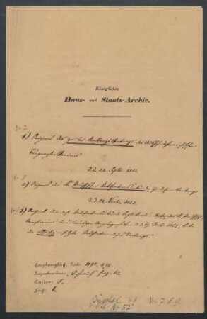Zweiter Nachtragsvertrag des Württemberg, Österreich, Preßen, Bayern, Sachsen, Hannover und die Niederlande umfassenden deutsch-österreichischen Telgraphenvereins, 1853.