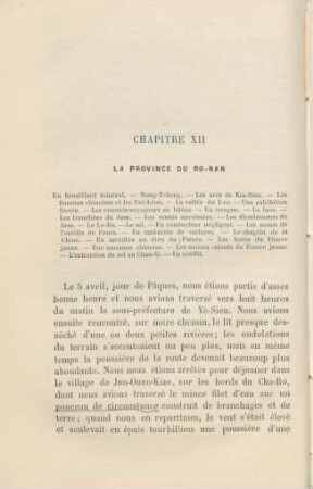 Chapitre XII La Province du Ro-Nan