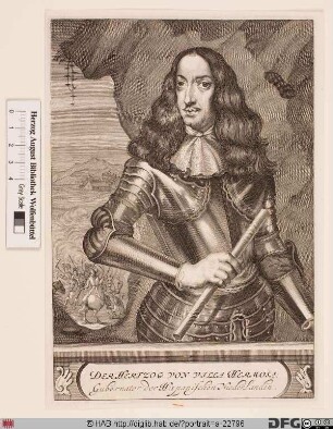 Bildnis Carlos Luiz de Gurrea Villa Hermosa, Aragón y Borja, 1665 9. duque de